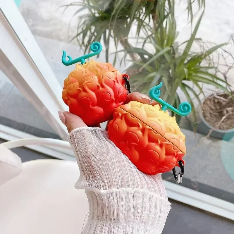 Coque AirPods One Piece Devil Fruit Silicone