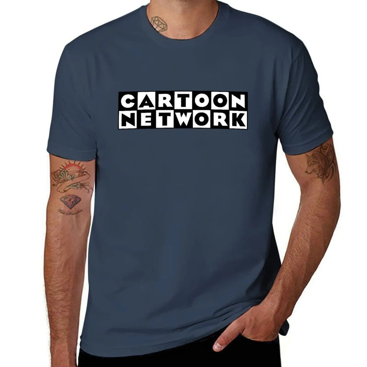 T-shirt Cartoon Network Logo Original Coton