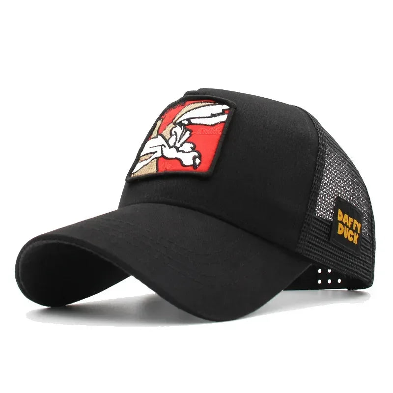 Casquette Anime Brodée Hip Hop Snapback Unisexe
