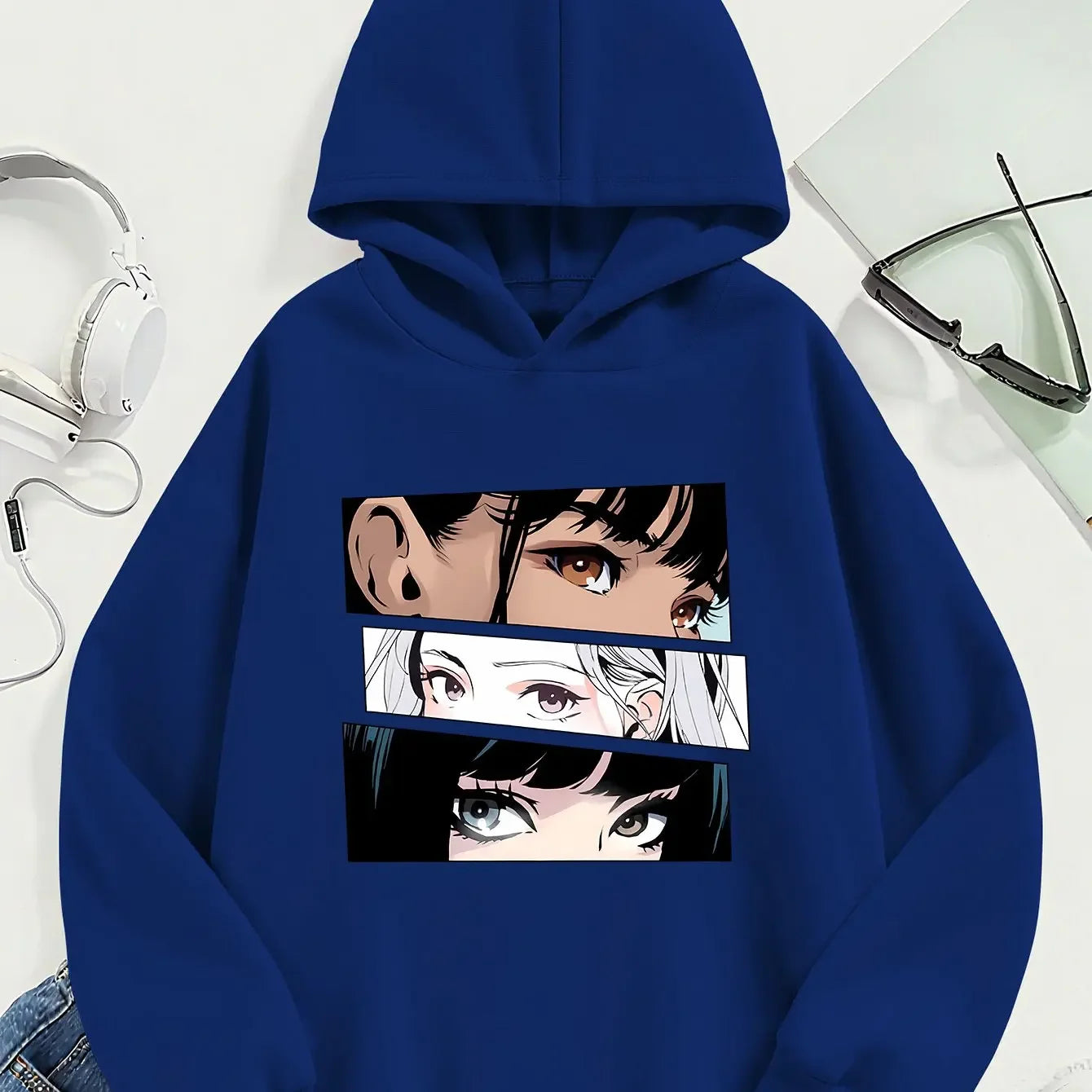 Sweat à Capuche Manga Rose Fille