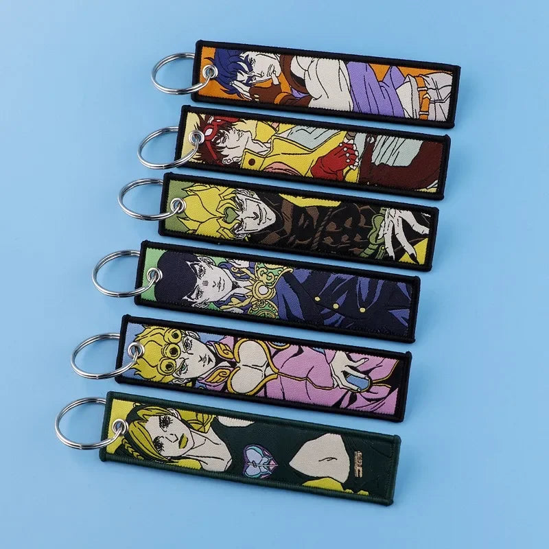 Porte-clés JoJo's Bizarre Adventure Tissé