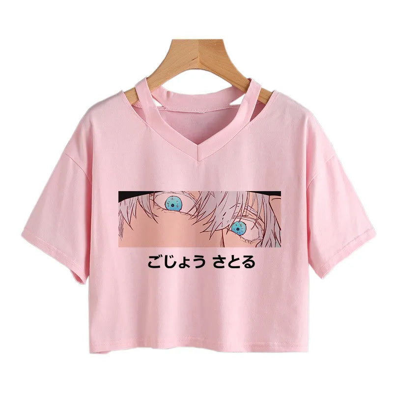 Crop Top Anime Harajuku Y2K Femme