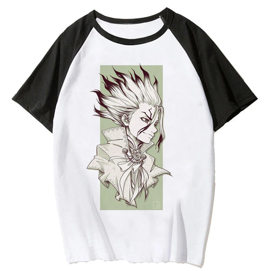 T-shirt Femme Dr Stone Rétro Psychédélique Streetwear
