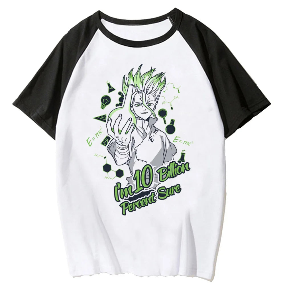 T-shirt Femme Dr Stone Rétro Psychédélique Streetwear