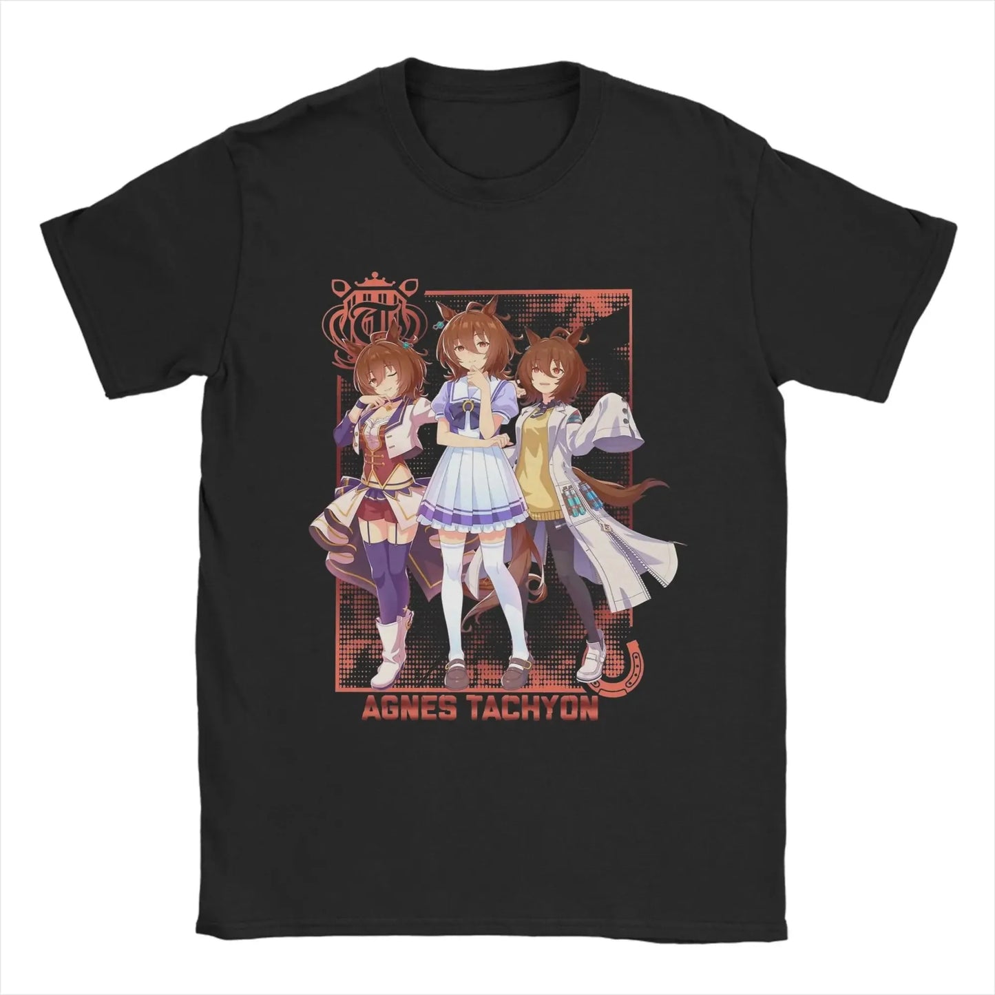 T-shirt Rice Shower Uma Musume - Anime Coton Col Rond Unisexe Grande Taille