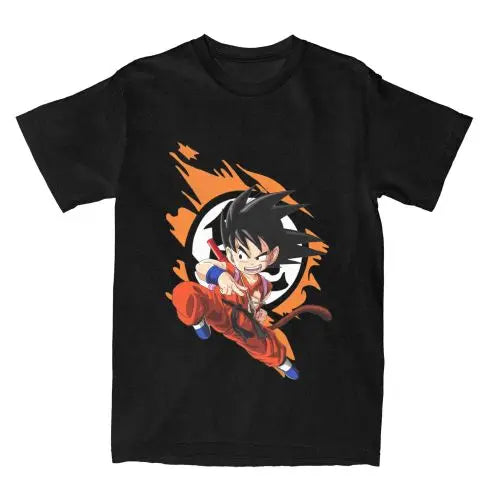 T-shirt Dragon Ball Black Goku Coton