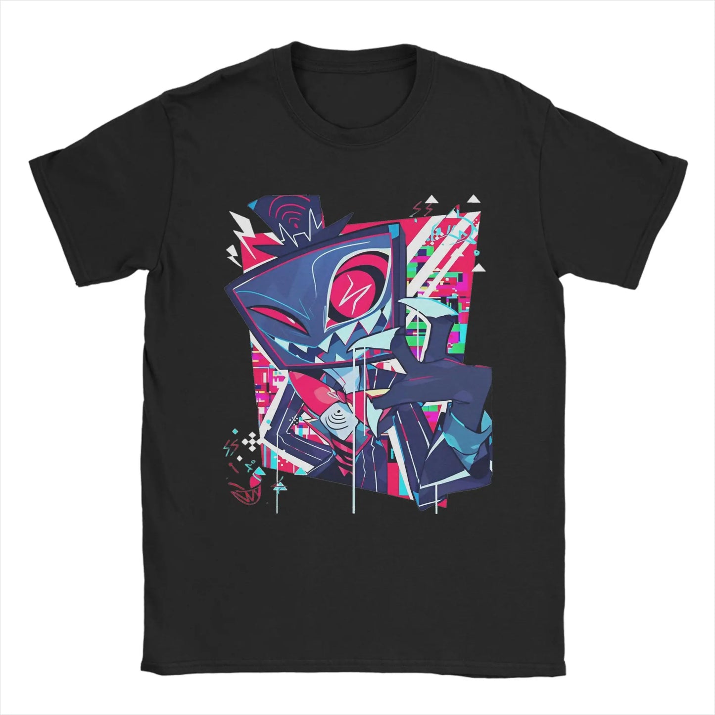 T-shirt Vox Hazbin Hotel - Anime Vintage Coton Col Rond Unisexe
