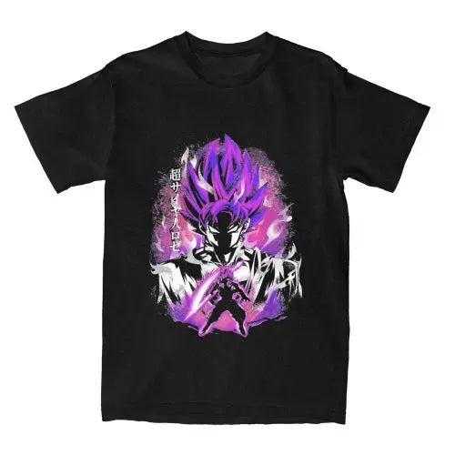 T-shirt Dragon Ball Black Goku Coton