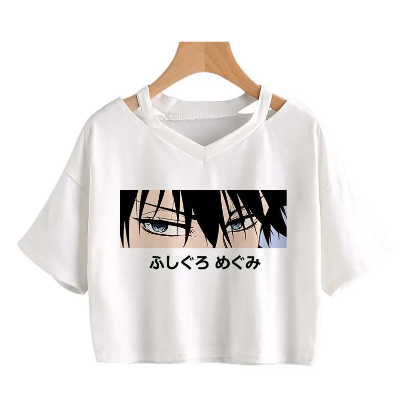 Crop Top Anime Harajuku Y2K Femme