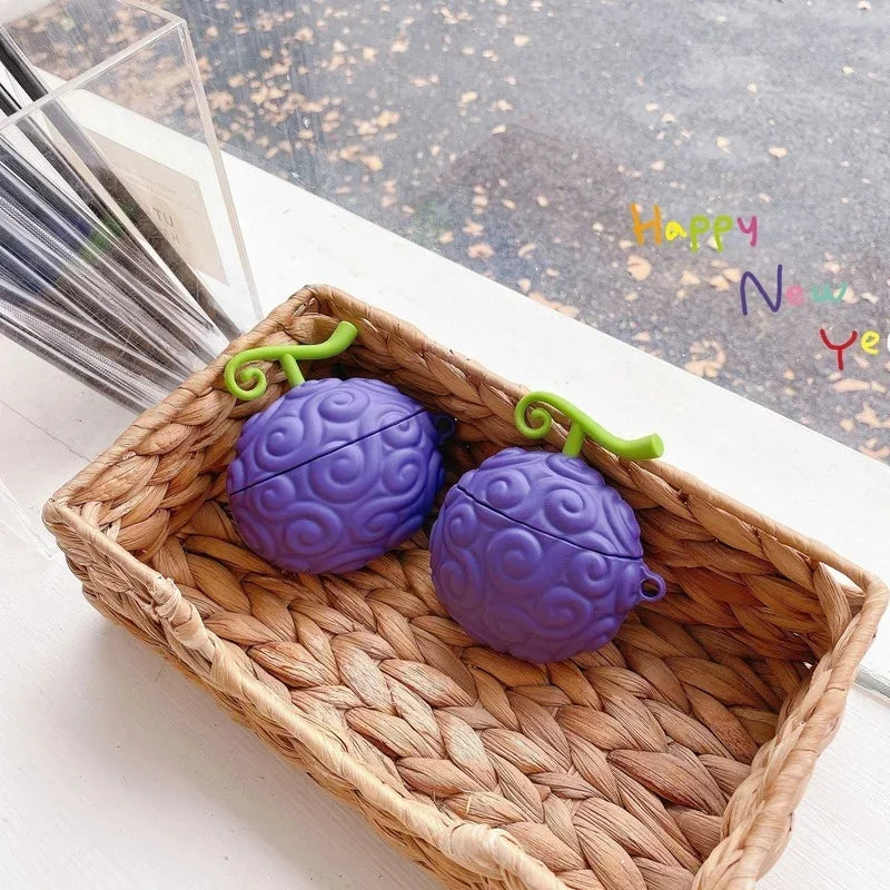 Coque AirPods One Piece Devil Fruit Silicone
