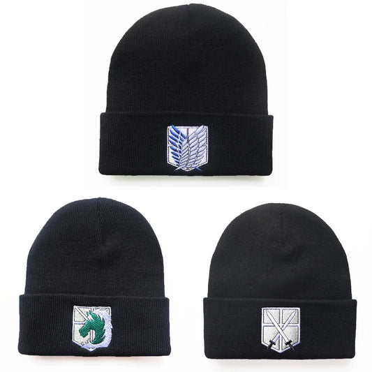 Bonnet Anime Tricoté SNK Unisexe