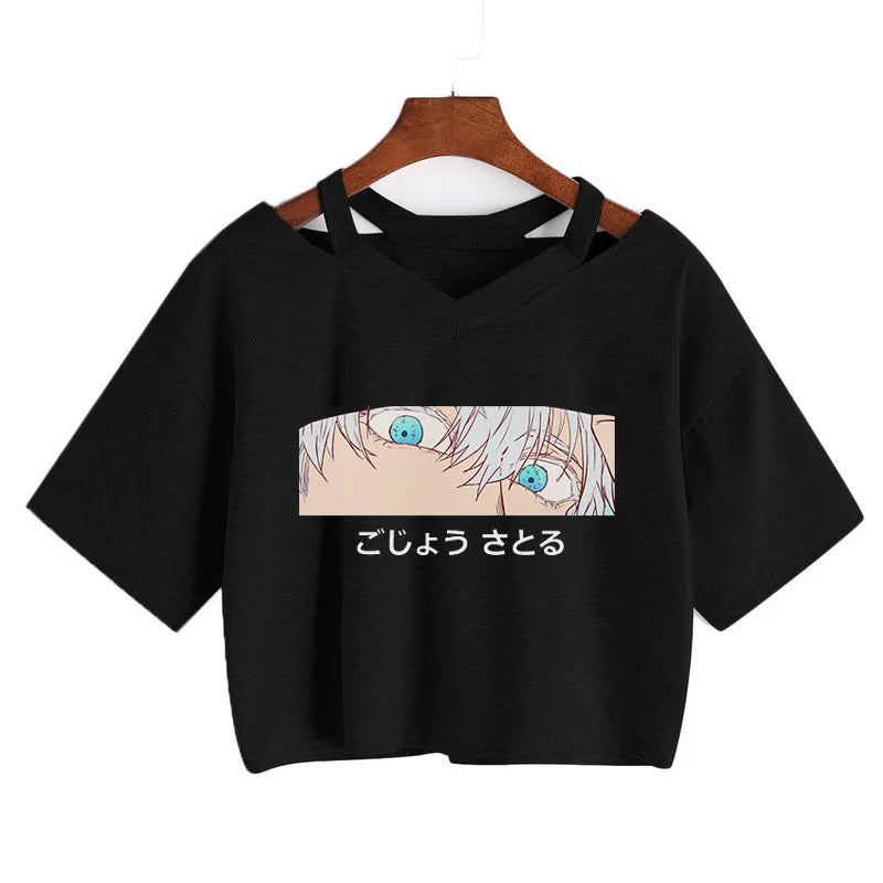 Crop Top Anime Harajuku Y2K Femme