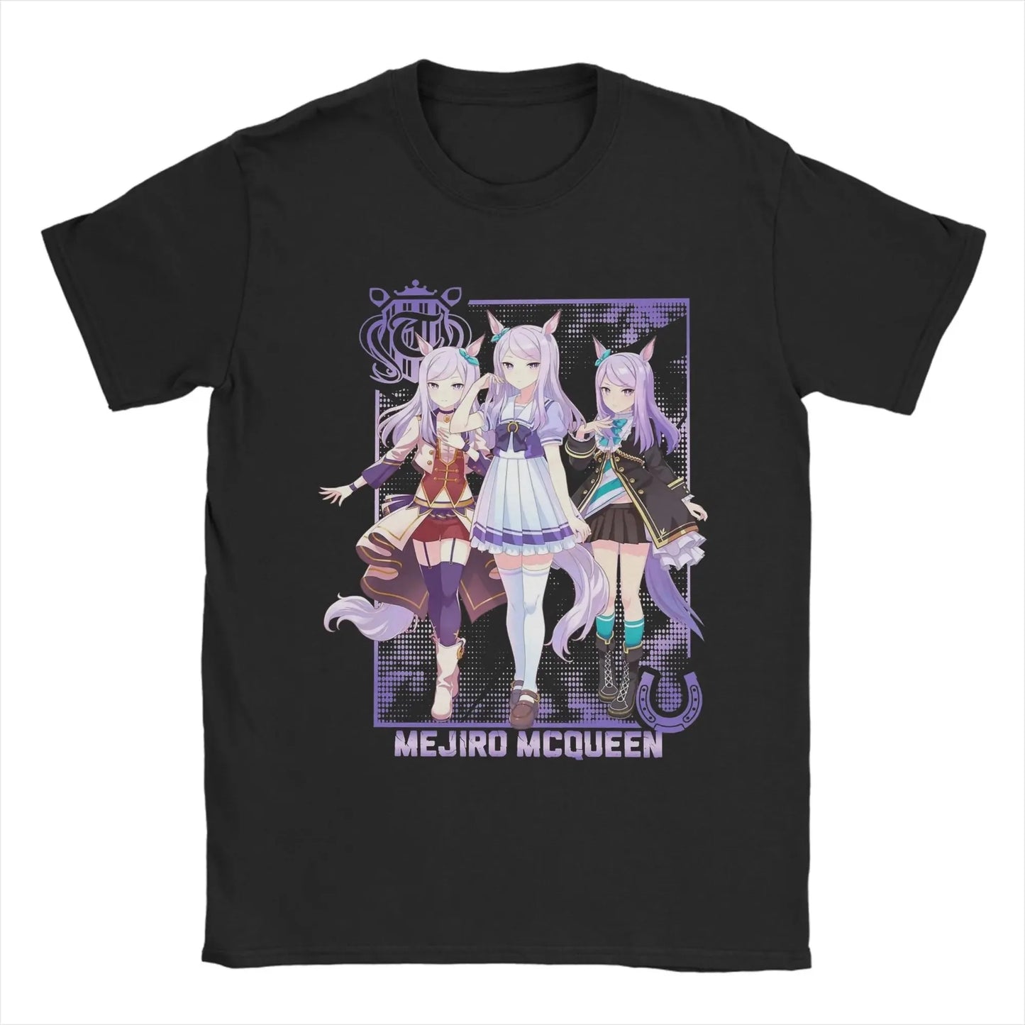 T-shirt Rice Shower Uma Musume - Anime Coton Col Rond Unisexe Grande Taille