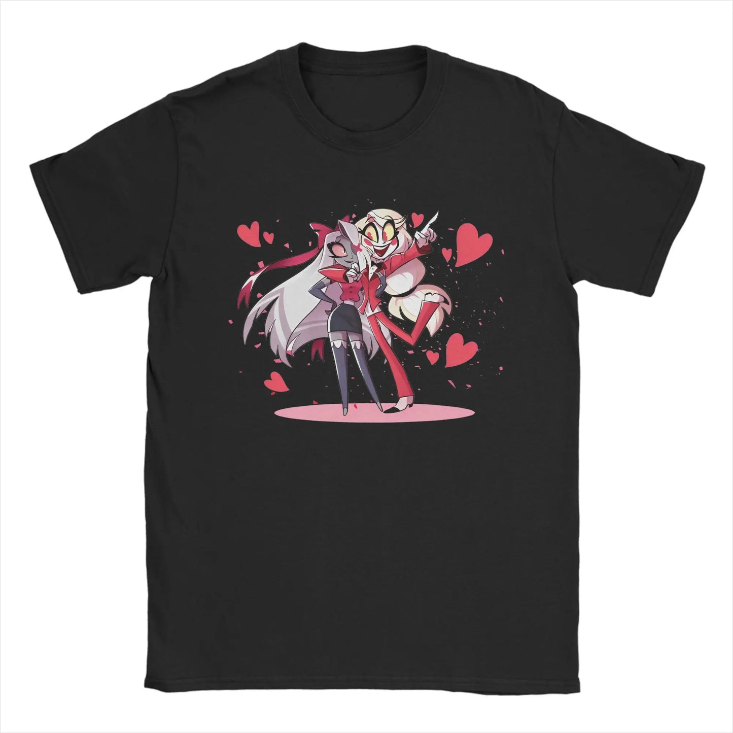 T-shirt Vox Hazbin Hotel - Anime Vintage Coton Col Rond Unisexe