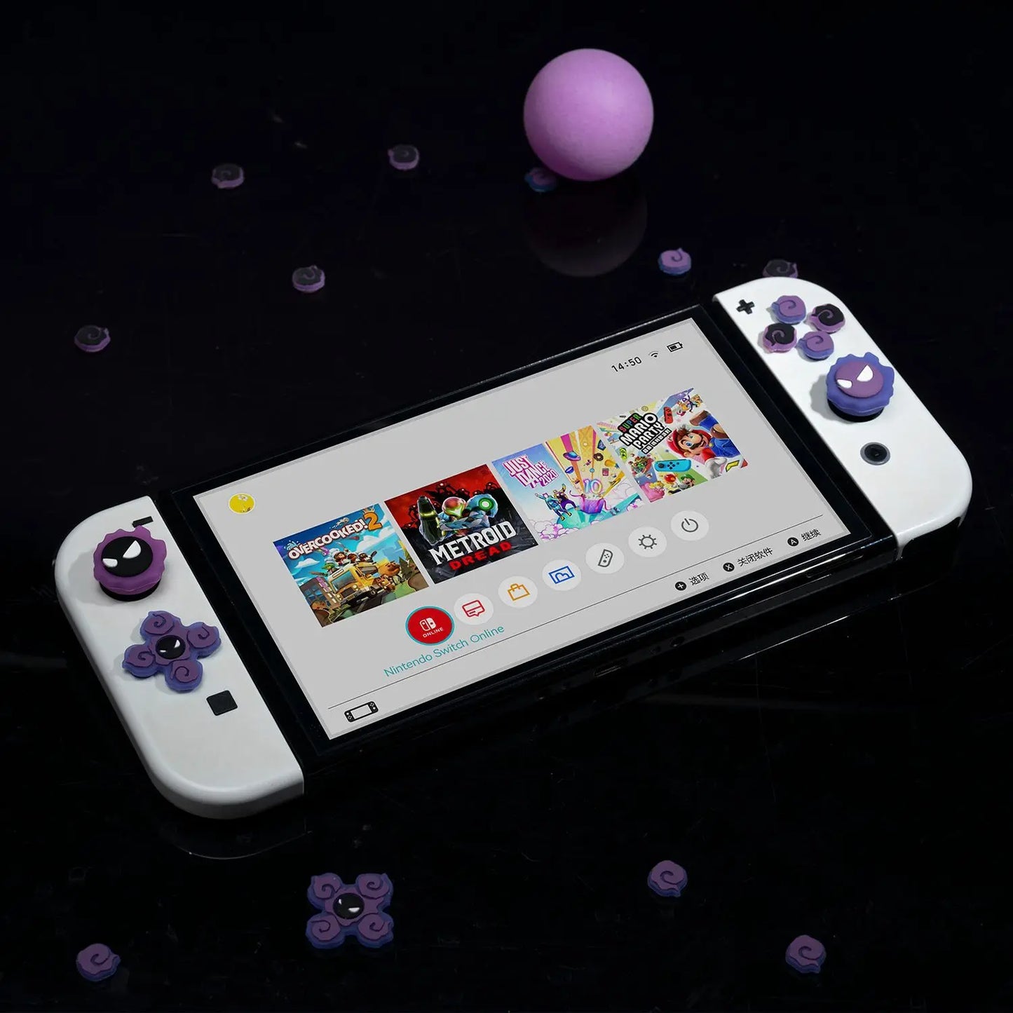 Coque Silicone Purple Devil Switch 2/OLED