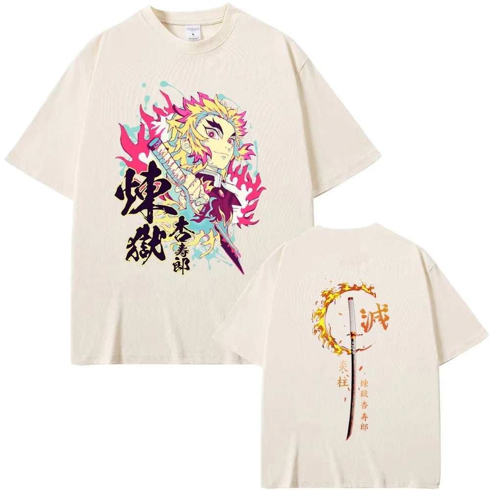 T-shirt Demon Slayer Rengoku Kyoujurou Unisexe
