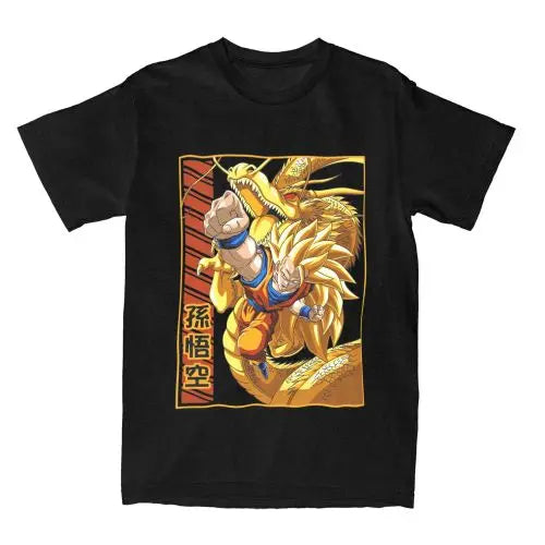 T-shirt Dragon Ball Black Goku Coton