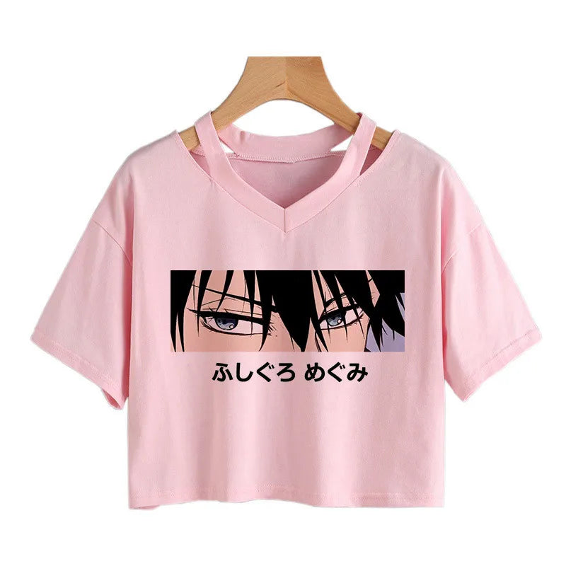 Crop Top Anime Harajuku Y2K Femme