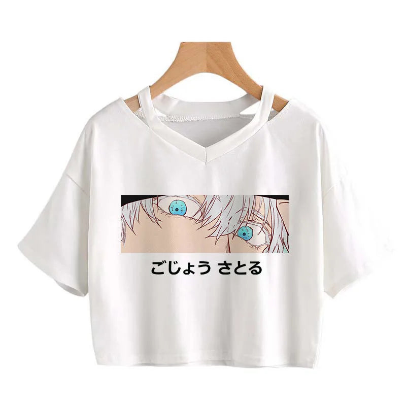 Crop Top Anime Harajuku Y2K Femme