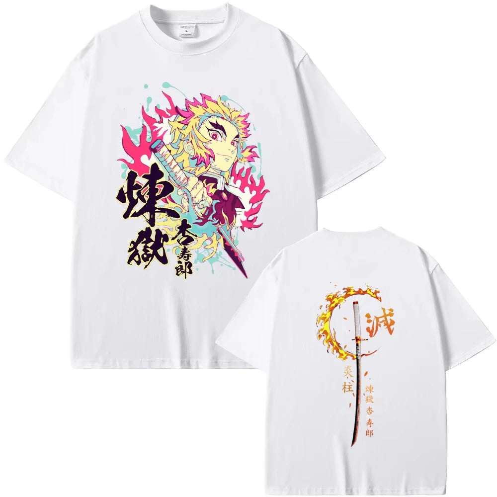 T-shirt Demon Slayer Rengoku Kyoujurou Unisexe