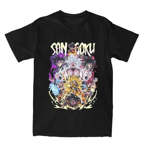 T-shirt Dragon Ball Black Goku Coton