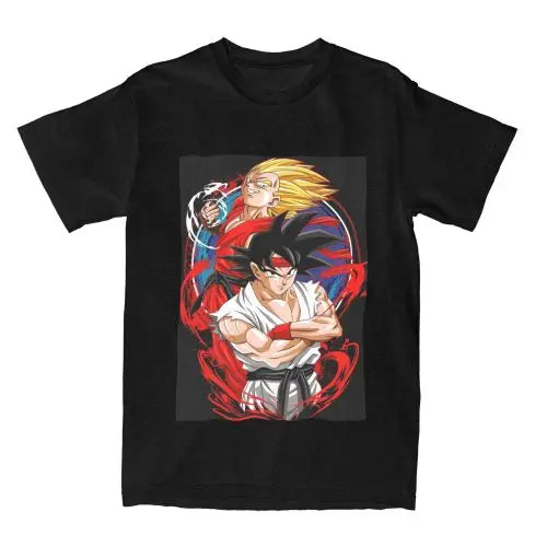 T-shirt Dragon Ball Black Goku Coton