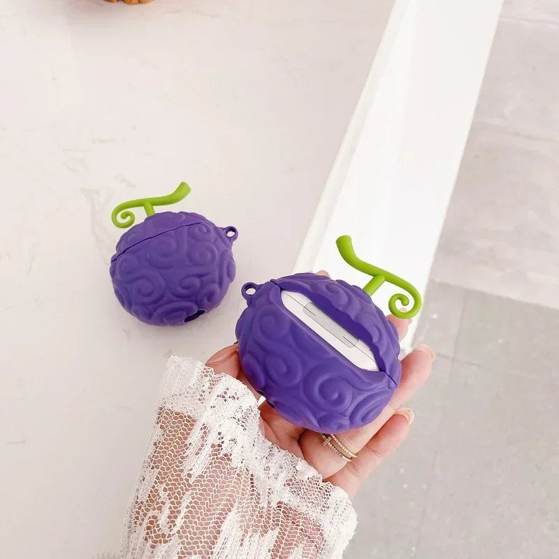 Coque AirPods One Piece Devil Fruit Silicone