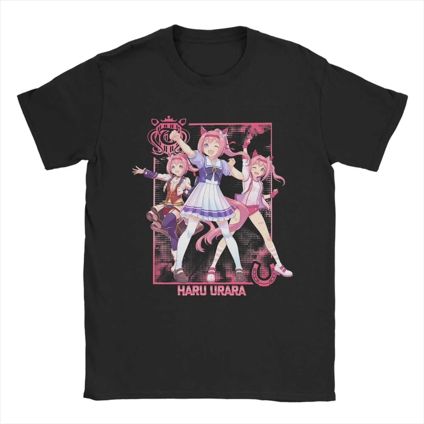 T-shirt Rice Shower Uma Musume - Anime Coton Col Rond Unisexe Grande Taille